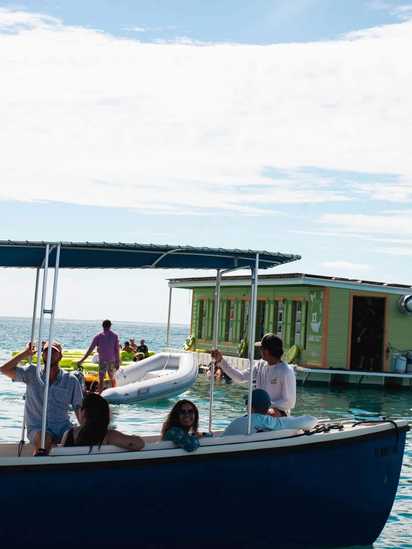 The Taco Tug Navy Motor Whaleboat boat tour in St. Thomas, USVI