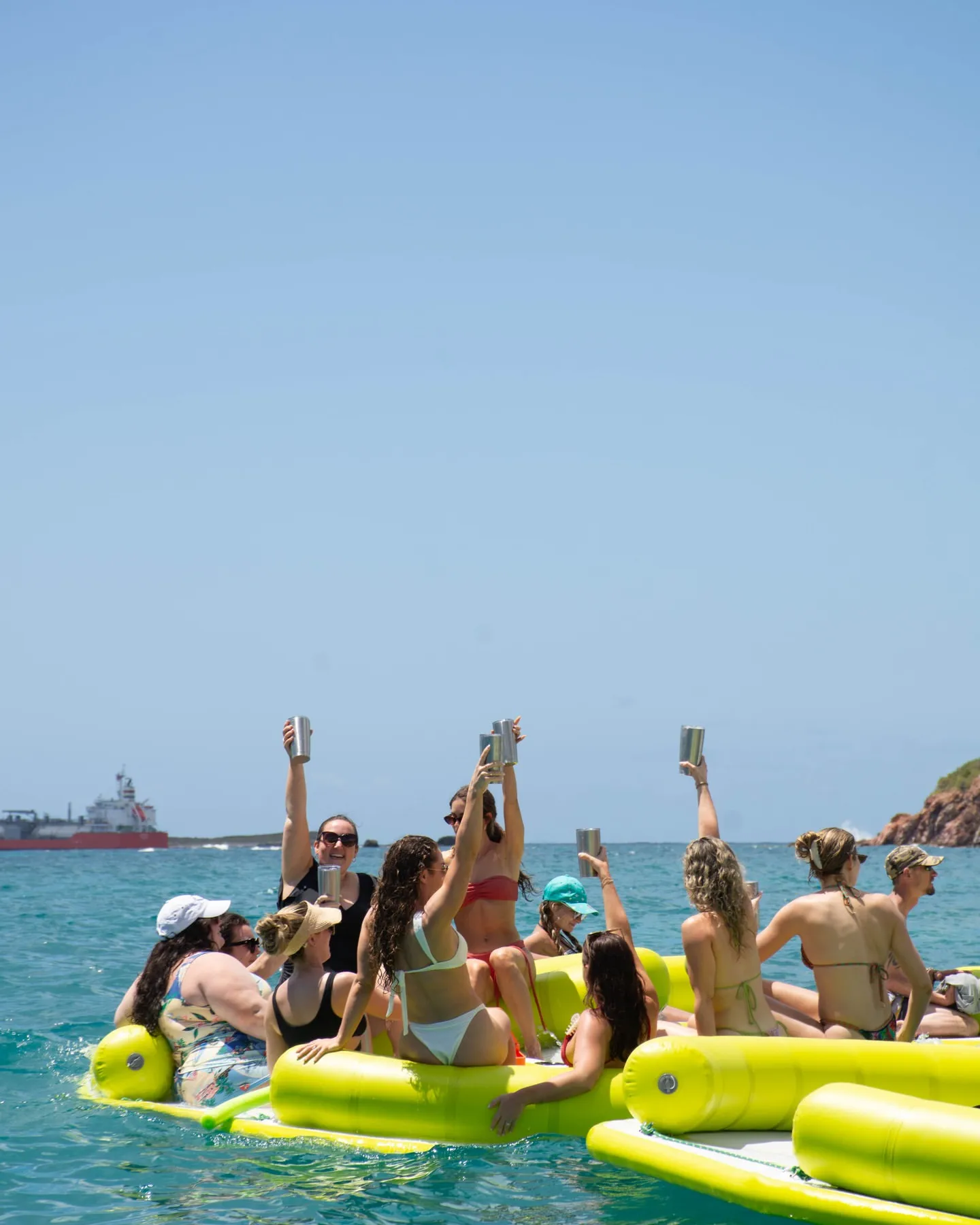 The Taco Tug Navy Motor Whaleboat boat tour in St. Thomas, USVI